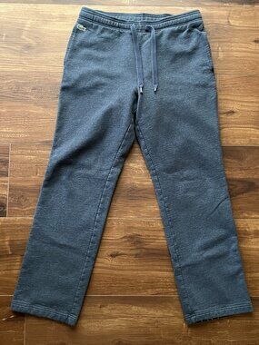 Lacoste Sport Brushed Fleece blue sweatpants Preppy Lounge bloke casual lounge
